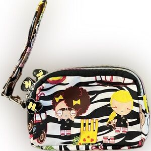 Harajuku Lovers Character Print Wristlet Pouch EC